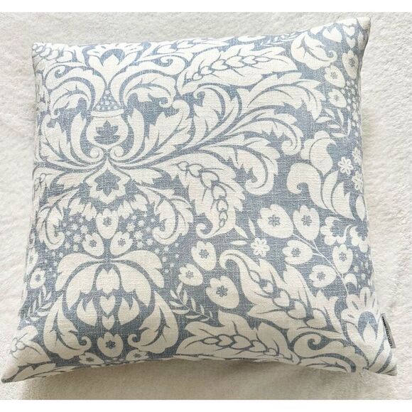 Urban standard light blue and cream patterned pillow - Picture 1 of 3